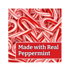 Peppermint Mini Candy Canes, Individually Wrapped Candies, Bulk Christmas Candy (100 - Count)