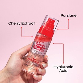 The Beauty Crop Oui Cherie Mist - Hydrating Dual-Phase Setting Spray with Cherry Extract and Hyaluronic Acid, Vegan Friendly - 75 ml
