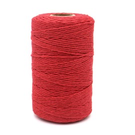 jijAcraft 200M Cotton Twine, Durable Baker's String, Perfect for Baking, Gardening, Butchers, Crafts, Gift Wrapping