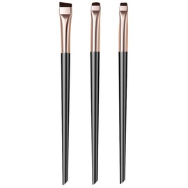 1 Juego Brocha Para Sombra De Ojos Pinceles De Maquillaje De Ángulo Plano Cepillos Inclinados Ultrafinos Brocha Angular Para Corrector Bisel Cepillo De Sombra De Ojos
