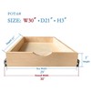 Kitchen Slide Out Cabinet Shelf Pull Out Wood Drawer Storage