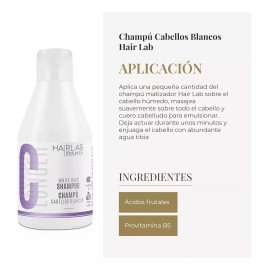 Saler  Shampoo Cabellos Blancos Canas Rubio Hairlab Salerm 300ml