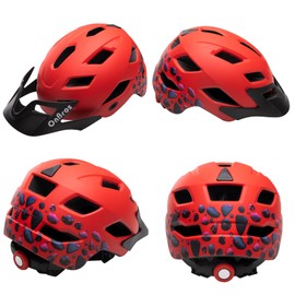 OnBros Fahrradhelm Kinder, Mädchen und Jungen Helm Kinder für 5-13 Jahre Kinderfahrradhelm mit Visier Fahrrad Helm Kind 50-57CM für Skateboarding Scootering und Reiten