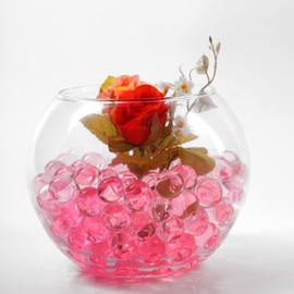 Water Beads 10,000 Pieces Water Beads for Plants, Gel Beads for Flowers and Plants, Reusable Water Beads for DIY, Decoration, Plant Filler, Pink