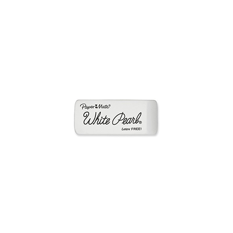 Paper Mate White Pearl Premium gomas de borrar, color blanco,