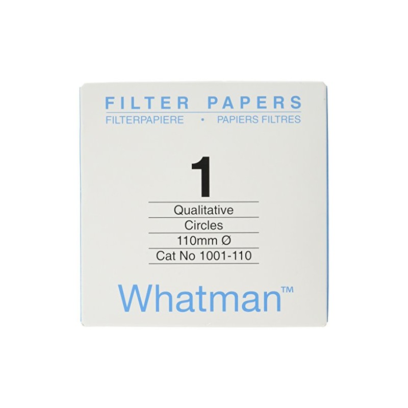 Whatman Quality Filter Paper Standard Grade 1 Pack of 100