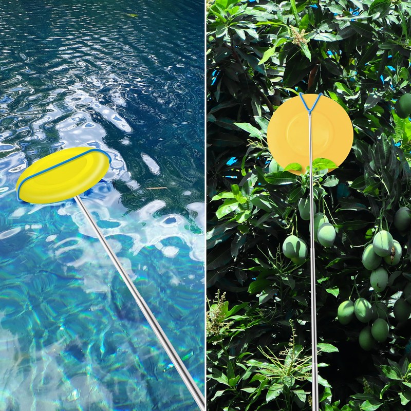 ARefugen Disc Golf Retriever Pole with Hook - 10 Ft