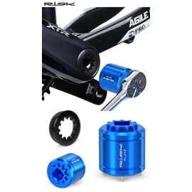 CYCEARTH Bike 2 in 1 Crank Cover Removal Tool Bicycle Crankset Cap Remover Extractor Installation for Dub 11T XTR M9100