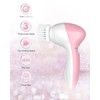 Electric Facial Cleansing Brush for Women, 3-in-1 Face Cleanser and
