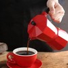 150ml Moka Pot Uniform Heat Distribution Aluminum Stovetop Moka Coffee