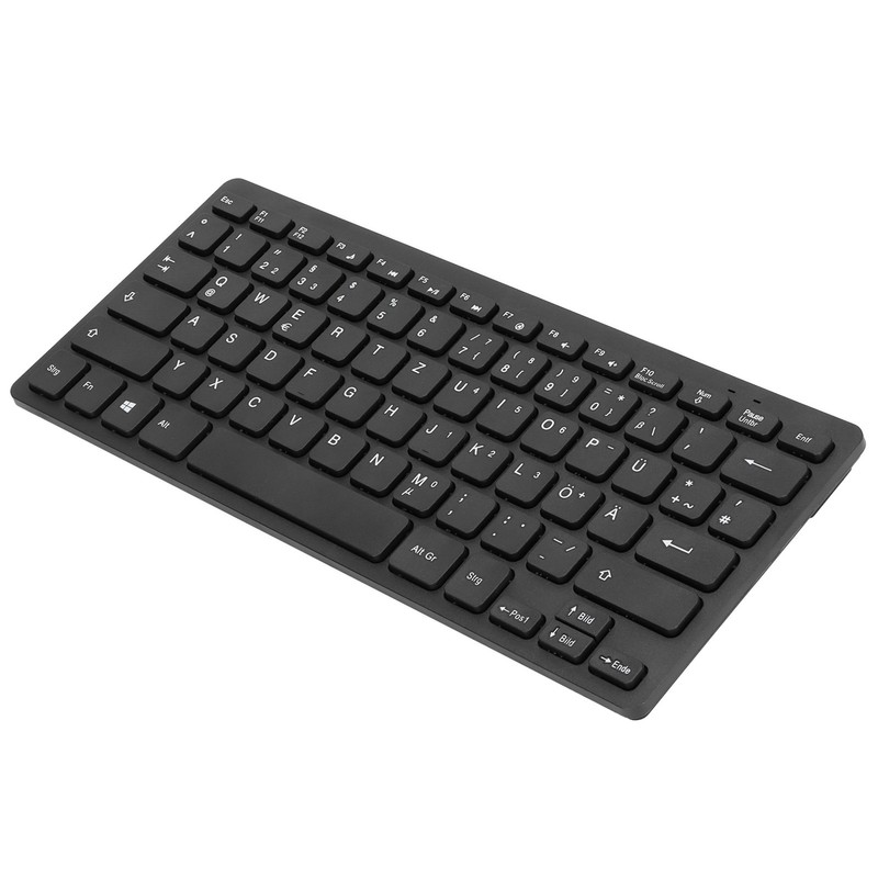Computer Keyboards Ergonomic Design UltraThin Mini Durable Wired 78 Keys