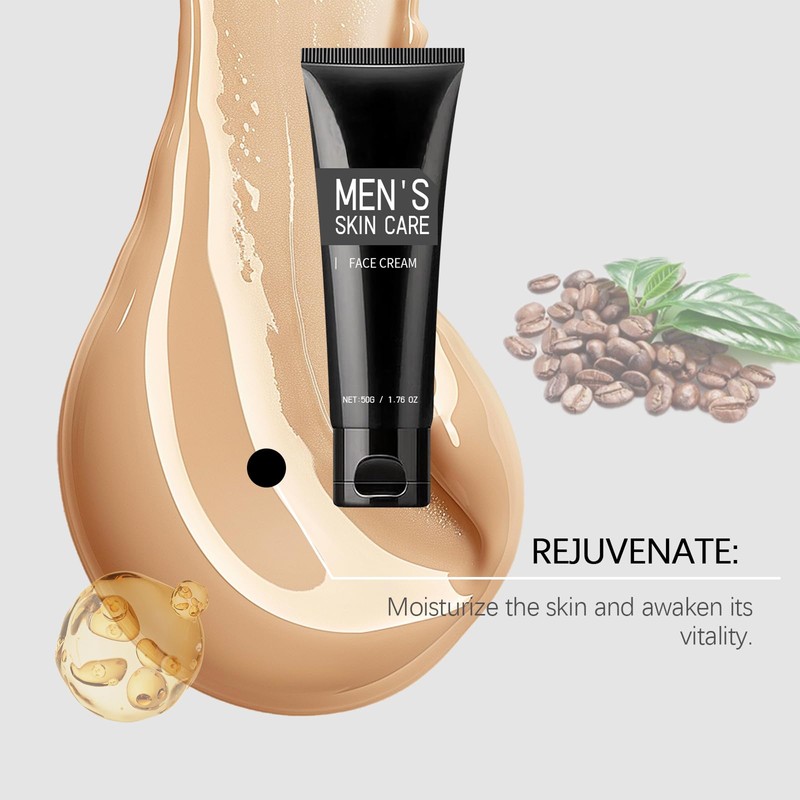 Men's Makeup Cream, Tinted Moisturising Cream for Men, Brightening Cream