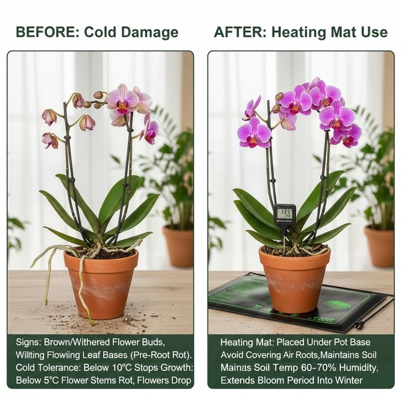 2 Pack Seedling Heat Mat with Thermostat for Plants Seed