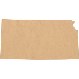 Kansas Wood State 4" Shape, Unfinished MDF Craft State Cutout, DIY 1/4"