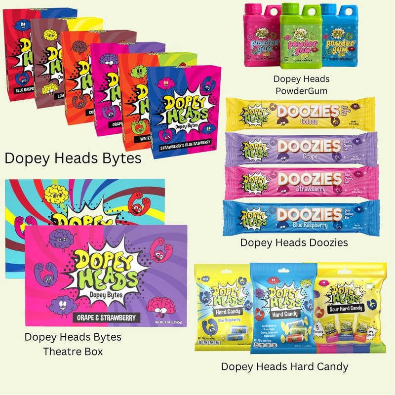 Dopey Heads | Doozies | Sour Chewy and Stretchy Bar
