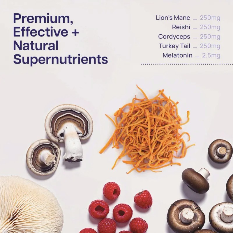 Sleep Optimization Gummies 8-in-1 Formula for Restorative Sleep & Stress