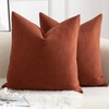 Mandioo Pack of 2 Chenille Cushion Covers Soft Comfortable Durable