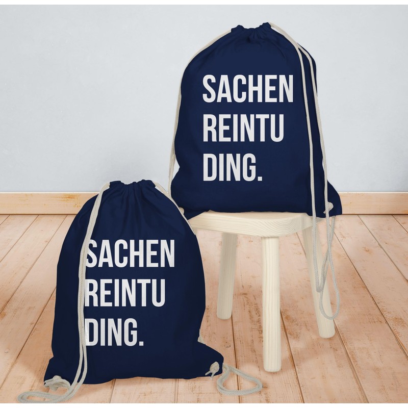 Festival “Sachen Reintu Ding” Gym Bag - Blue -