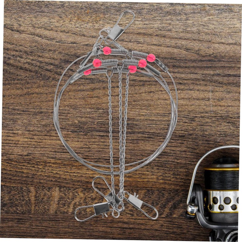 GRIRIW 1 Set Durable Fishing Wire Trace Leader Kit Fishing