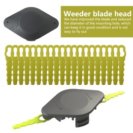 Vicue New Replacement for Blades Trimmer Head Replacement for Ryobi 18V, 24V, and 40V RY40210, RY40210A Trimmers with 20 Spare Blades