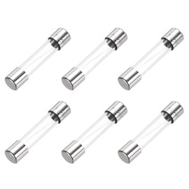 sourcing map 3A 250V 6x30mm Time Delay Glass Fuse UL Listed Slow Blow Fuse for Home Appliances 6 Pcs