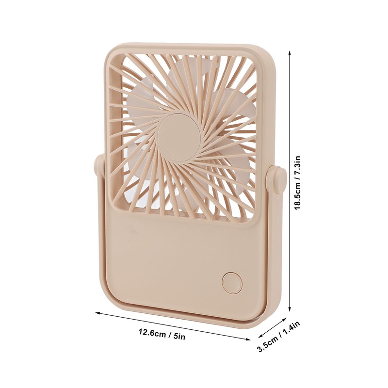 Small Desk Fan USB Powered Portable Table Fan Fast Cooling