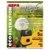 HEPA MICROFILTER BAGS - JOHNNY VAC JV5/ AS5 - PKG/5