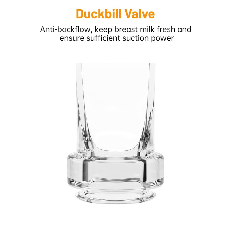 Mumgaroo Diafragma de silicona y válvula de pico de pato