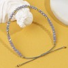 KELITCH Women's Crystal Bead Bracelets Adjustable Beach Bracelets Candy Colours