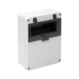 Wasserdichte Box für 8 Elemente, wasserdicht, sicher und vielseitig, ideal für die Aufbewahrung und den Schutz von Gegenständen im Freien.