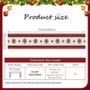 ASANMEYO Linen Red Christmas Table Runner 72 Inches Long Seasonal