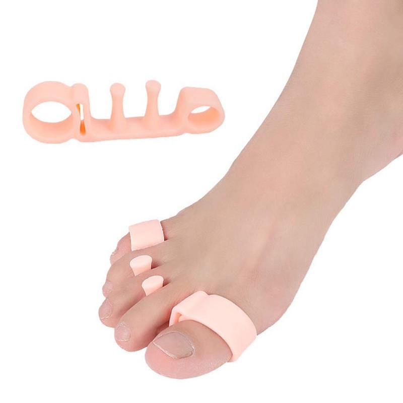 2 Pair New Orthopedic Bunion Corrector 2.0 Toe Separators Elastic