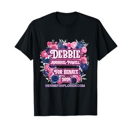 Florida Floral Debbie Mucarsel-Powell for Senate 2024 T-Shirt