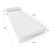 Danfuton Sleeper Chair Folding Foam Beds, Foldable Sofa Bed Sit