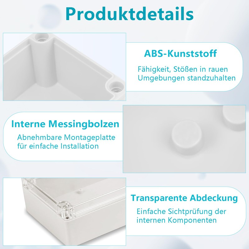 200 x 120 x 75 mm Waterproof IP65 Empty Enclosure,