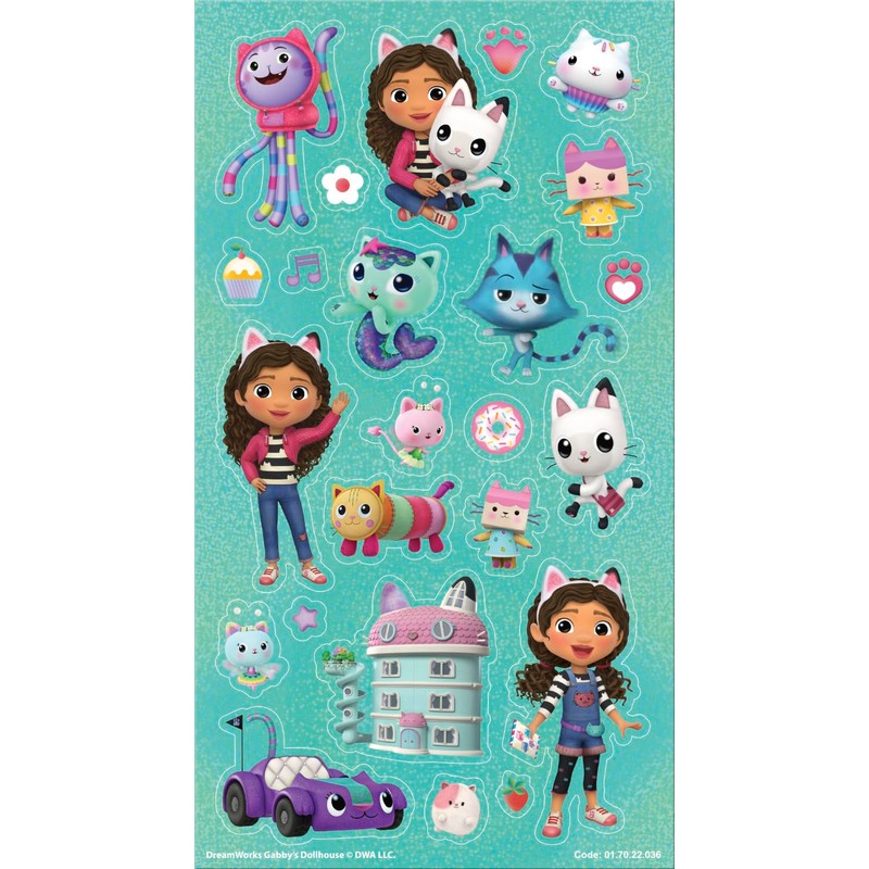 Paper Projects 01.70.22.036 Gabby's Dollhouse Mega Pack | Three Types