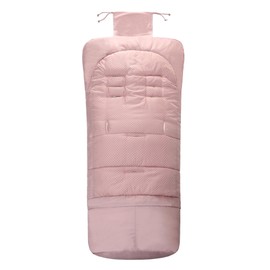 LAT Universal Footmuff for Pushchair,Extended and Removable,Winter Cosy Toes Fit Baby Bunting Liner for Stroller,Buggy,Pushchair & Pram Footmuffs,Water & Wind Proof to Protect Infant(Basic,Pink)