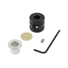 POSH 900118-06 Motorcycle Goods Crank Breather Hose End Inner Diameter 0.5 inch (12 mm) Outer Diameter 0.7 inch (18 mm) Black
