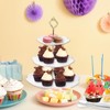 Auysbytdd 6 Pieces Cupcake Stand Set with 2 x Large