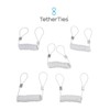 TetherTies Coils 5 Pack - Extendable, Expandable, Retractable Cable Tethers,