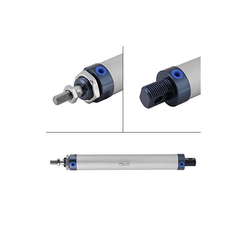 Air Cylinder with Aluminium Alloy, Pneumatic Cylinder Dual Acting Hub