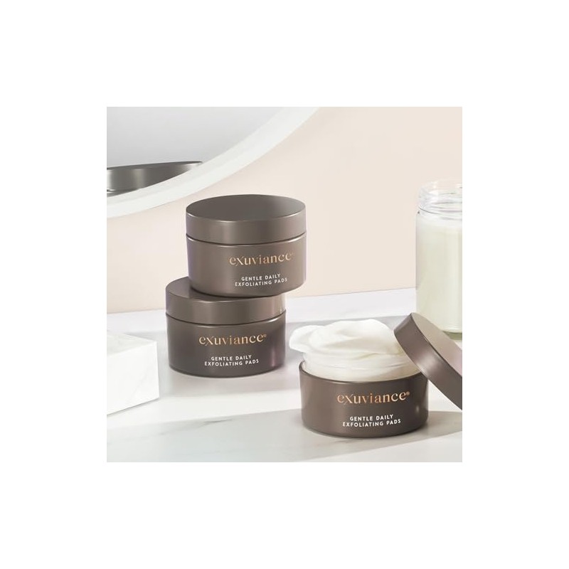 Exuviance Almohadillas exfoliantes diarias suaves, Blanco
