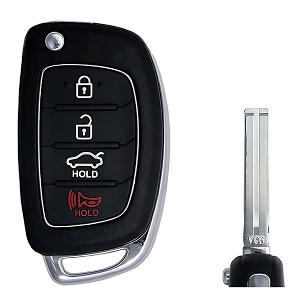 1x New Replacement Key Fob Remote Compatible with & Fit