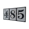 Hand Painted Italian Ceramic House Numbers Simple Design Tile Size