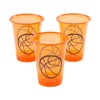 Fun Express Plastic Disposable Basketball Cups, 50 Count