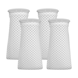 MiOYOOW Filter Socks, 2PCS/4PCS 3D Design Filter Sock 4 inch Ring Aquarium Filter Bags for Fish Tank Sump Saltwater Freshwater