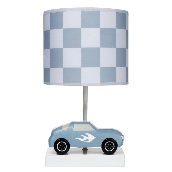 Lambs & Ivy Little Racer Hand Painted Car/Transportation Lamp w/Shade