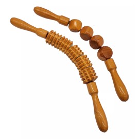 Singex 2 Rodillos Curvos Maderoterapia Artesanal Cubos Mazorca