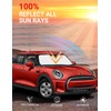Proadsy Front Windshield Sun Shade Foldable Sunshade Protector Custom Fit