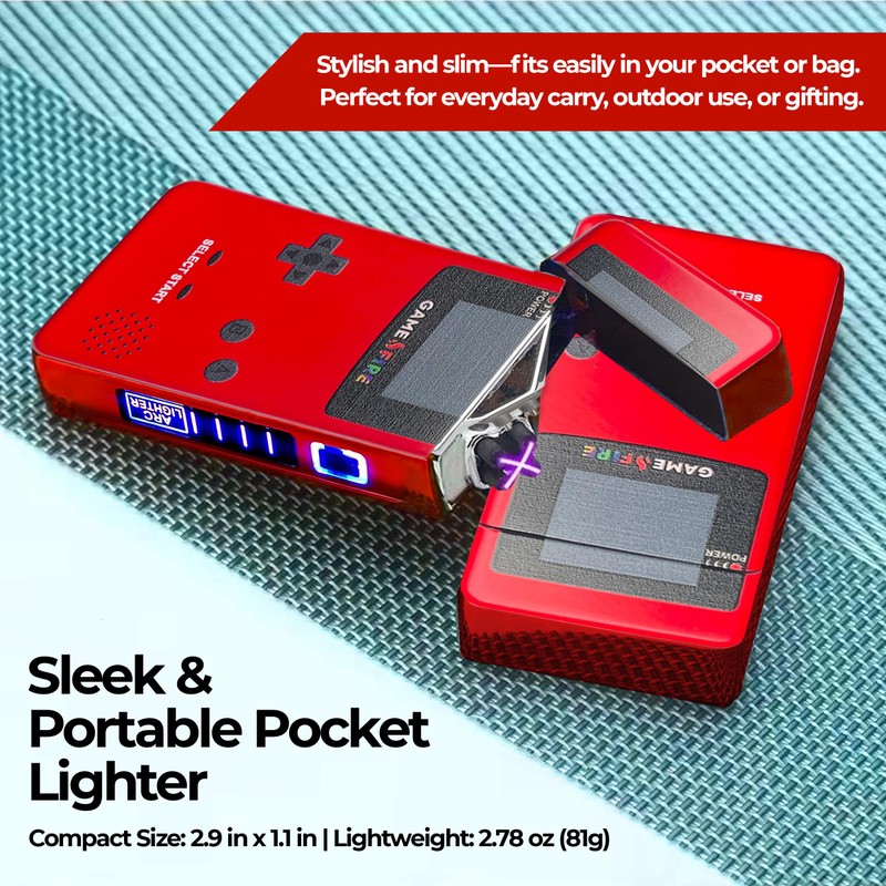 Plasma Arc Lighter - Electric Rechargeable Windproof for Candles, BBQ,